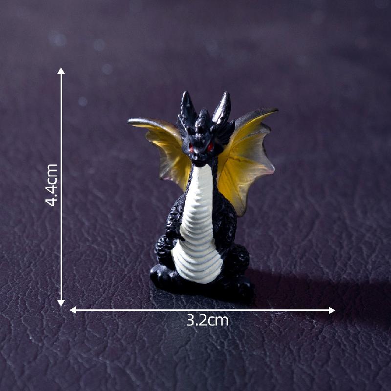 跨境外贸微景观创意夜光水晶喷火龙公仔 DIY装饰品配件迷你小摆件