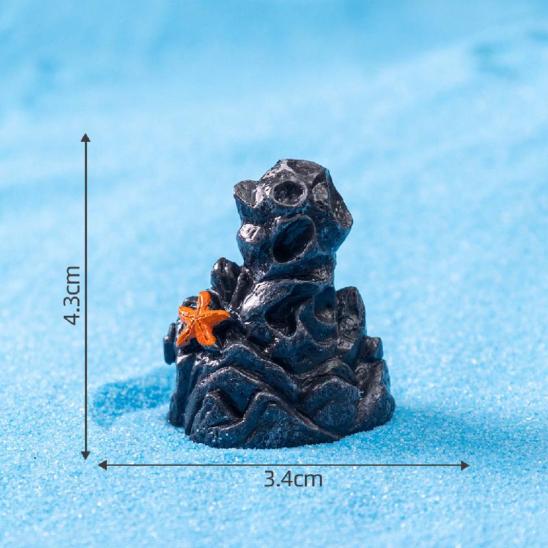 微景观创意海底礁石海洋鱼缸造景 DIY装饰配件微生态瓶迷你小摆件