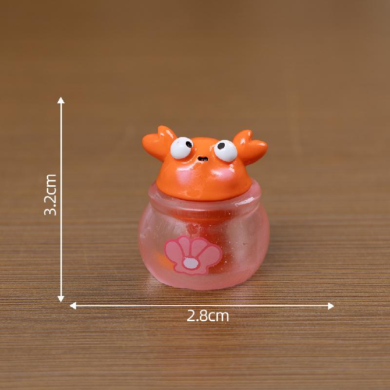 微景观创意小小兔子动物冰杯仿真食玩 DIY装饰配件迷你桌面小摆件