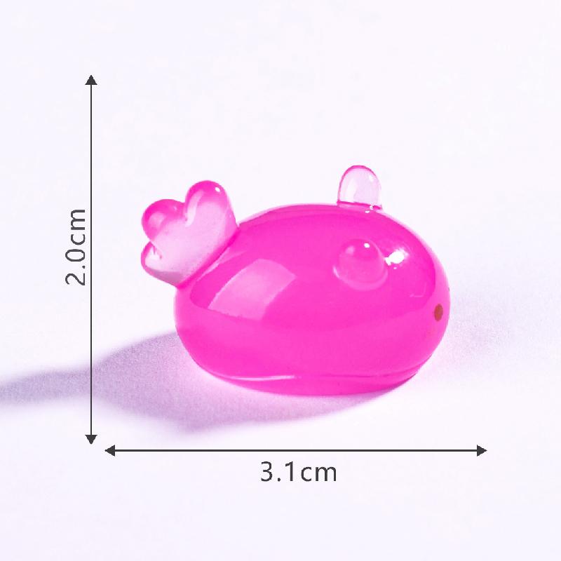 微景观创意夜光海洋乌龟海兔动物沙滩造景 DIY装饰配件迷你小摆件