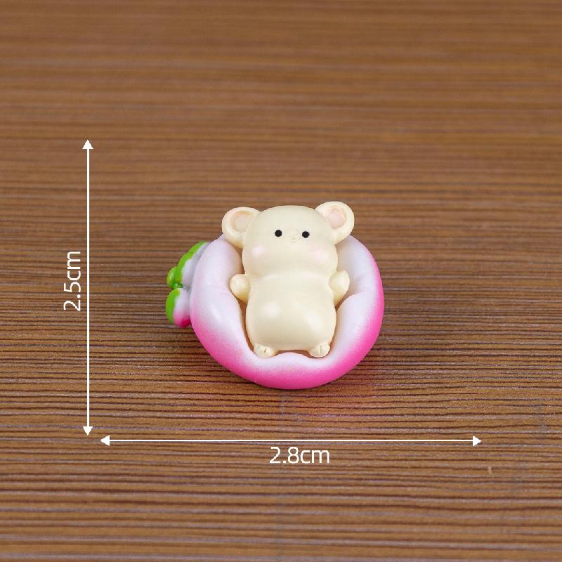 微景观创意躺平十二生肖沙发萌粒公仔 DIY装饰品挂配件迷你小摆件