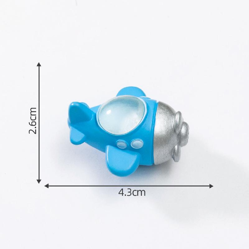 微景观创意Q版小飞机客机模型DIY装饰品挂配件迷你车载桌面小摆件