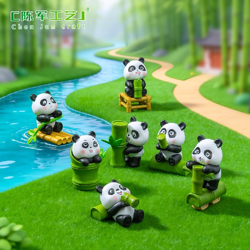 Gấu Trúc Dễ Thương Mini Trang Trí (PK-96)