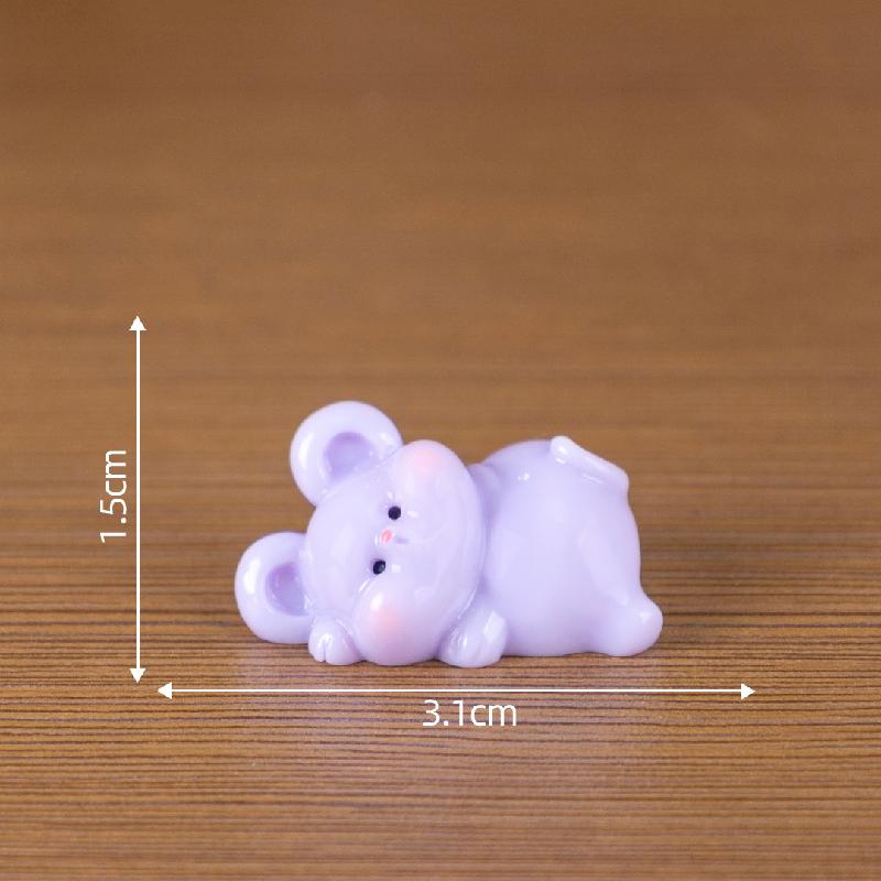 微景观创意十二生肖排排趴萌粒 DIY装饰品配件迷你车载桌面小摆件