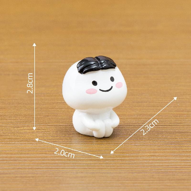 Bánh trôi biểu cảm mini trang trí nhà búp bê (PK-709)