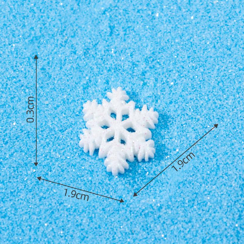 Tiểu cảnh bông tuyết Noel, phụ kiện trang trí vỏ điện thoại (ZC-173)