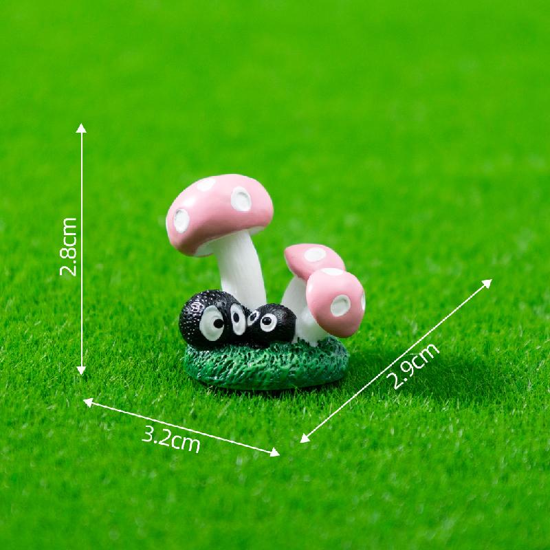 Tiểu cảnh nấm và động vật, trang trí cây cảnh DIY mini (ZC-313)