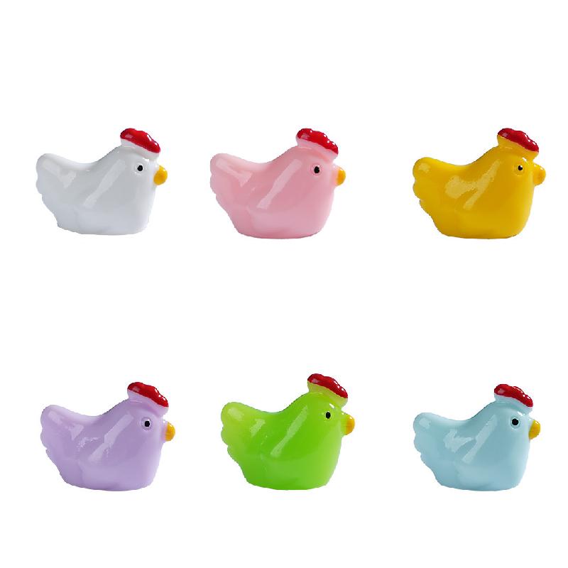 Mẹ gà & gà con – Mô hình gà mini, phù hợp trang trí nông trại, bàn làm việc (M-1376)