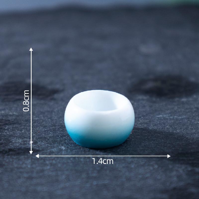 微景观创意国风青山茶具茶壶娃娃屋 DIY装饰品配件迷你微缩小摆件