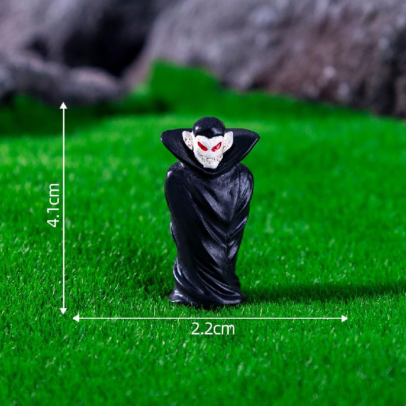 跨境外贸微景观创意万圣节骷髅木乃伊 DIY装饰品挂配件迷你小摆件