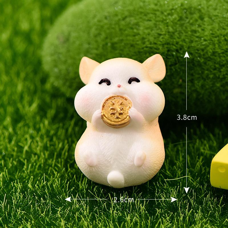 Chuột hamster háu ăn, Pho mát, Bao Gạo, Đĩa (PK-73)