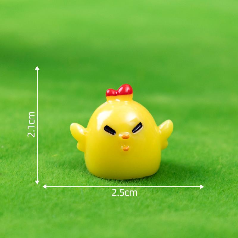 微景观创意小鸡仔萌粒公仔园艺造景 DIY装饰品配件迷你树脂小摆件