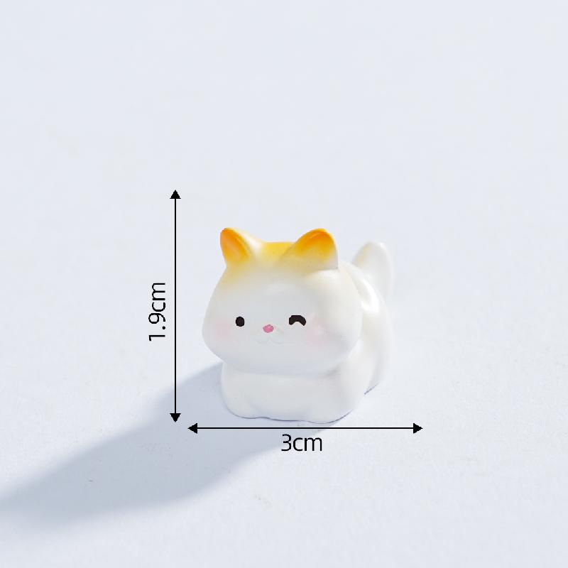 微景观创意迷你小猫娃娃屋 DIY装饰品挂配件迷你汽车载桌面小摆件