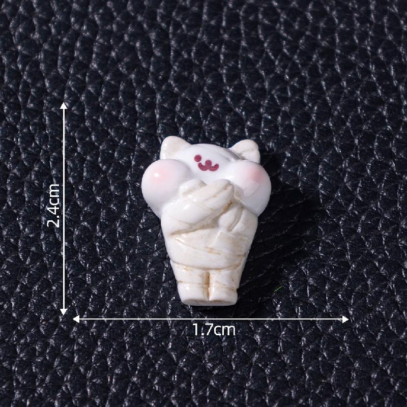 跨境新品微景观棺材僵尸萌粒万圣节造景 DIY装饰品配件迷你小摆件