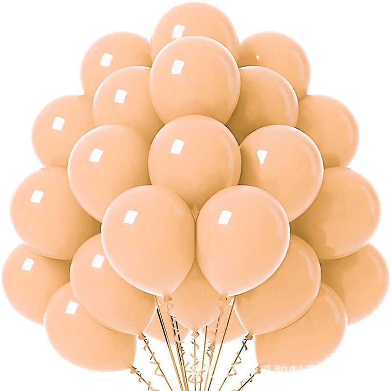 Bộ bóng bay 10 inch cho sinh nhật và tiệc cưới, bao gồm dây bóng bay và bóng bay màu macaron cổ điển. Phù hợp cho trang trí tiệc và sự kiện, bán buôn.