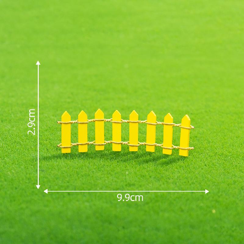 Hàng rào gỗ trắng mini, phụ kiện trang trí DIY tiểu cảnh (ZC-19)