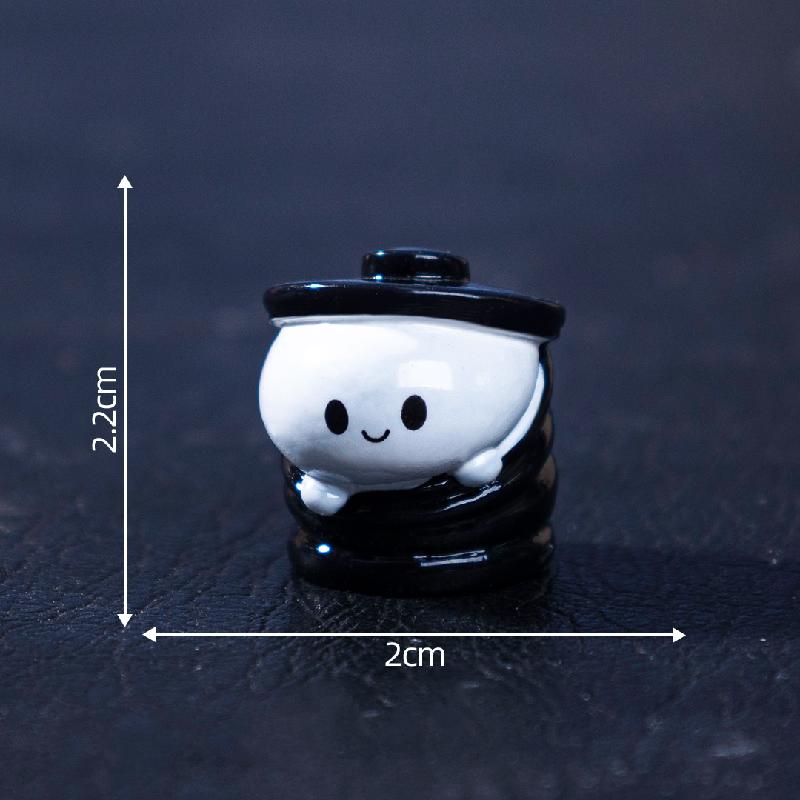 Tiểu cảnh ma xương phát sáng, Halloween DIY, phụ kiện bàn tiểu cảnh mini (ZC-571)