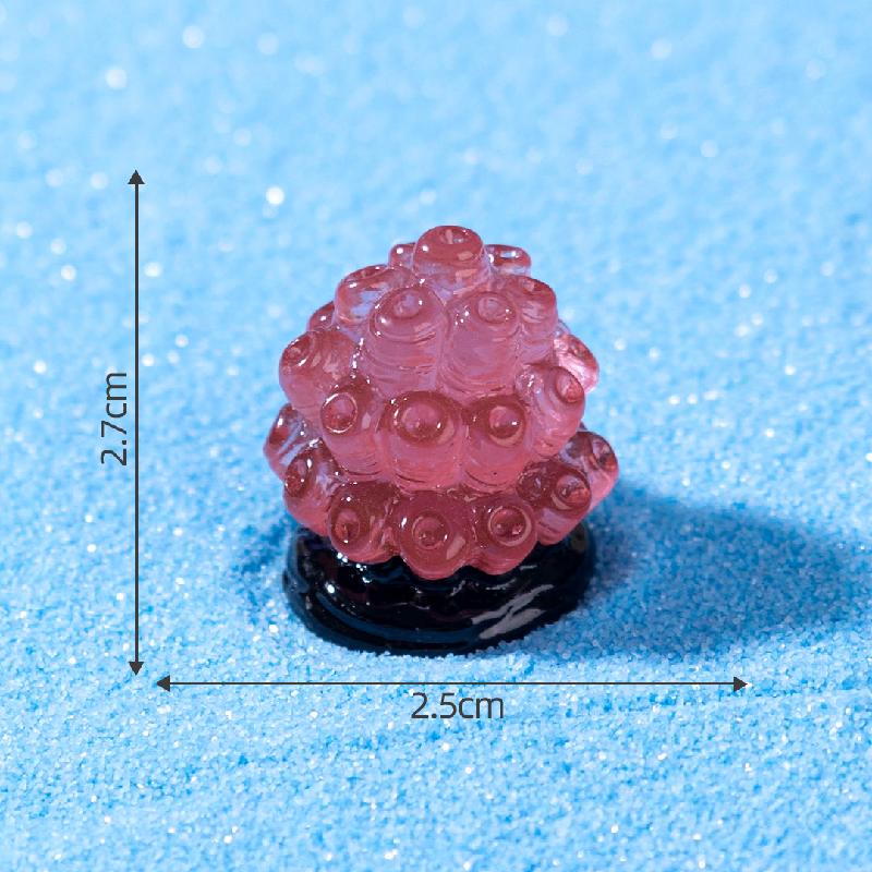 跨境新品微景观夜光小珊瑚 鱼缸海洋造景DIY装饰品配件迷你小摆件