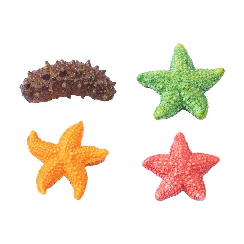 微景观创意仿真小海星海参生态瓶沙滩造景 DIY装饰配件迷你小摆件