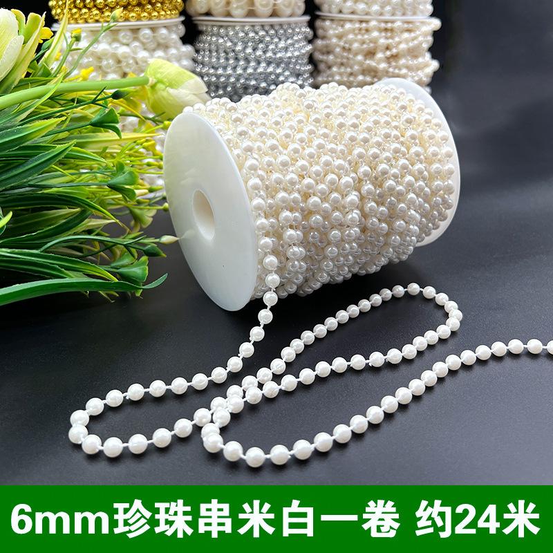 Dây chuỗi ngọc trai giả ABS từ 6-14mm, lý tưởng cho trang trí đám cưới. Đem đến vẻ đẹp sang trọng và tinh tế cho các sự kiện đặc biệt.