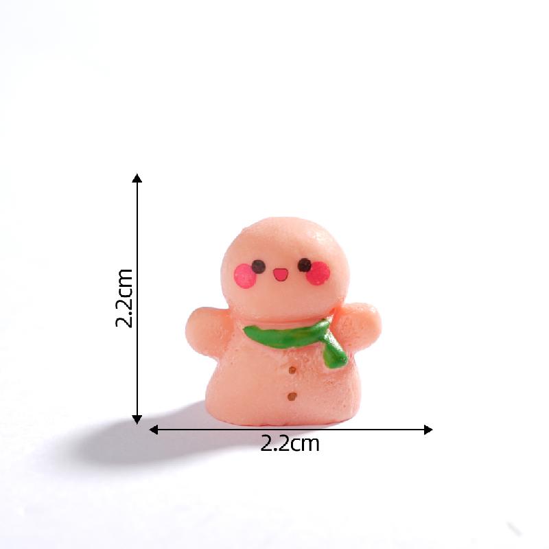 跨境微景观创意圣诞姜饼人公仔节日造景 DIY装饰品配件迷你小摆件