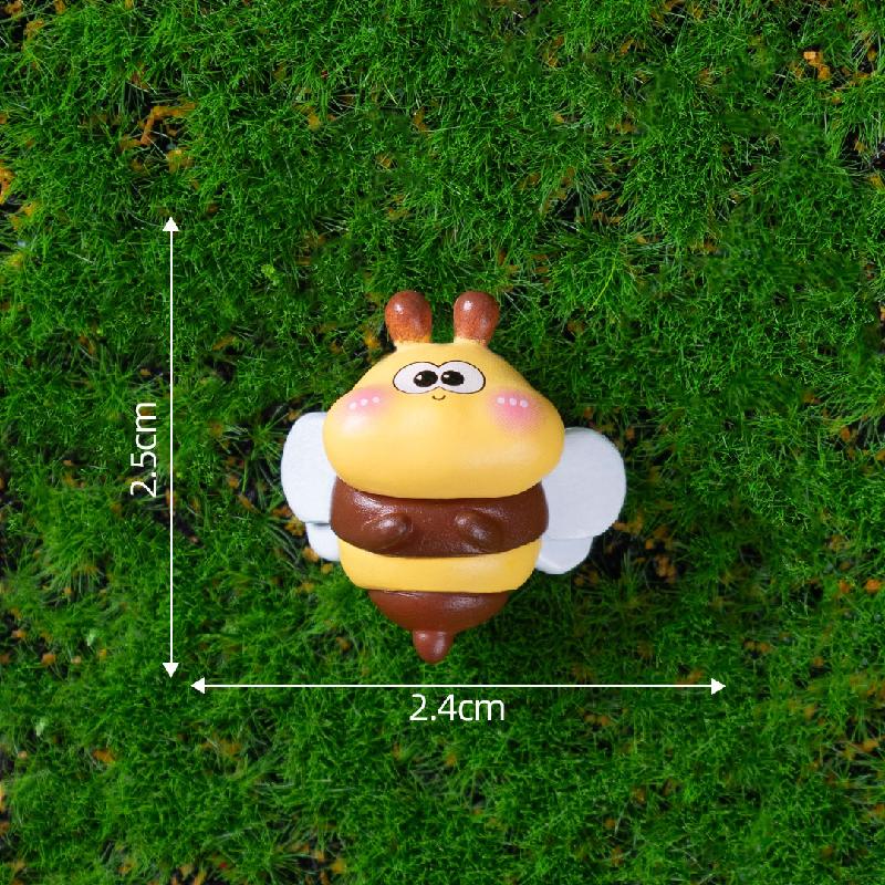 微景观创意可爱小蜜蜂昆虫公仔园艺造景 DIY装饰品配件迷你小摆件