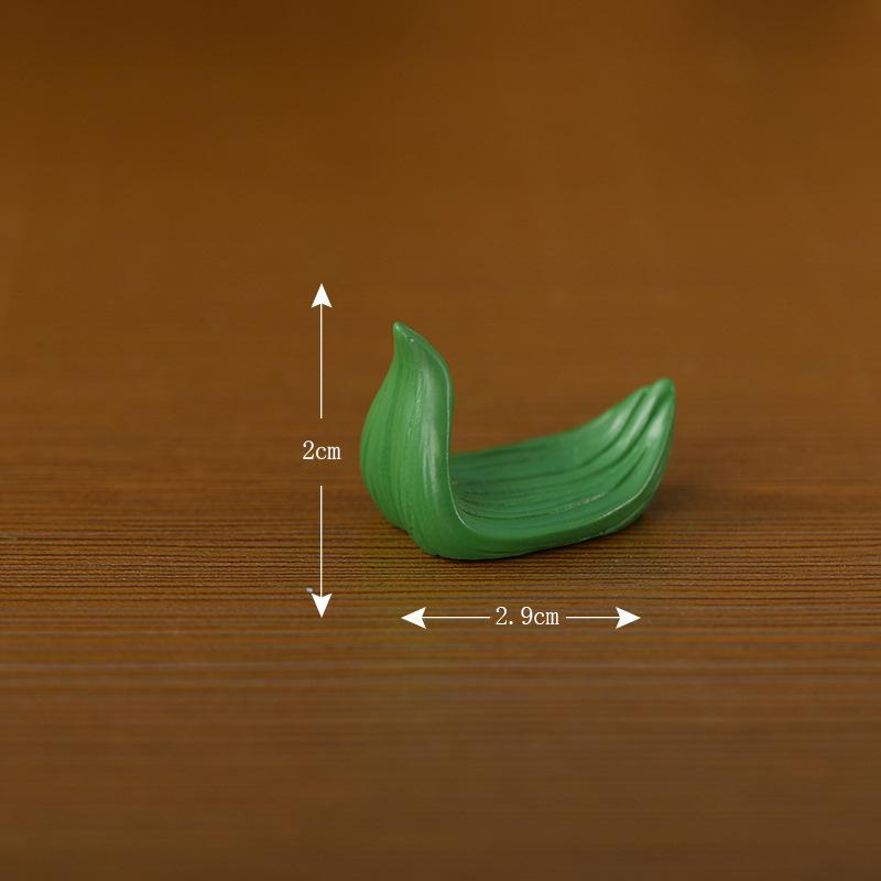 Tiểu cảnh thỏ đua thuyền rồng resin trang trí Tết Đoan Ngọ (ZC-667)