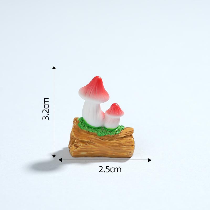 Tiểu cảnh nấm dễ thương, sân vườn DIY, phụ kiện bàn tiểu cảnh mini đáng yêu (ZC-506)