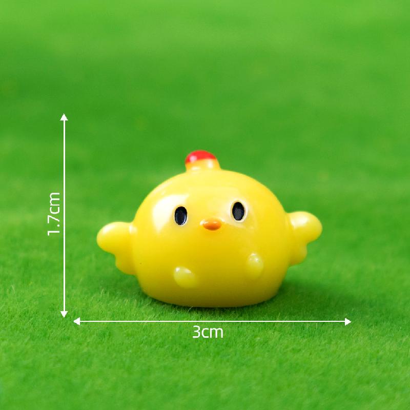 微景观创意小鸡仔萌粒公仔园艺造景 DIY装饰品配件迷你树脂小摆件