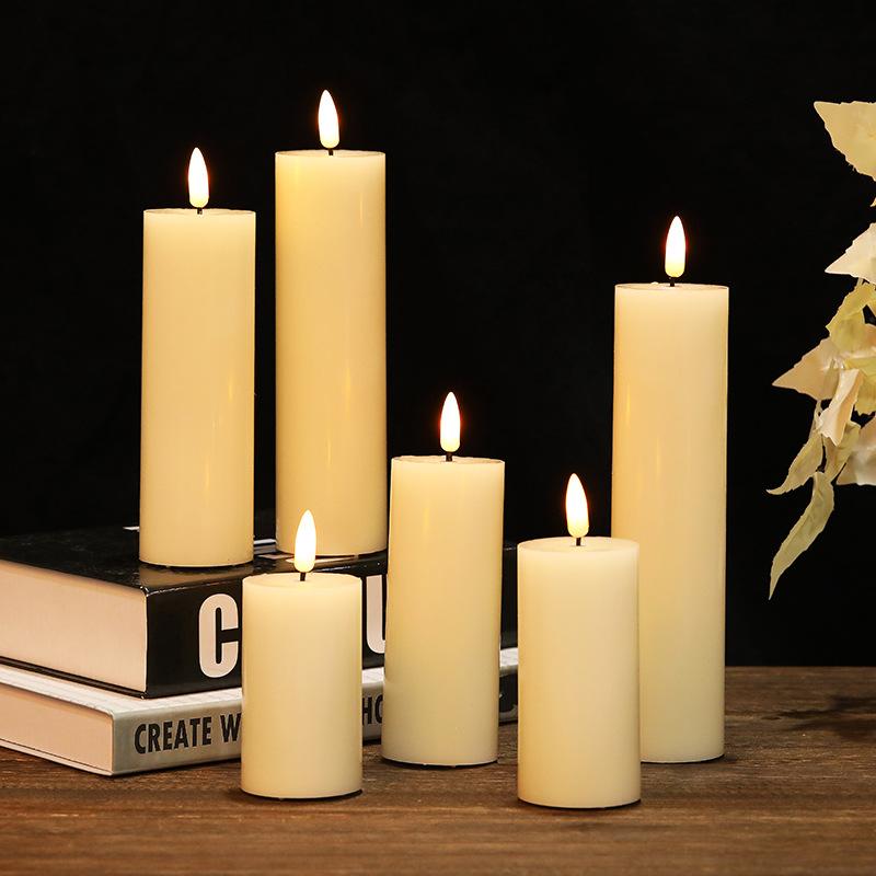 Nến giả với điều khiển từ xa - thiết kế mặt bóng, chuyển động lắc lư, giả sáp. Hoàn hảo cho sinh nhật, đám cưới, và sự kiện sáng tạo.