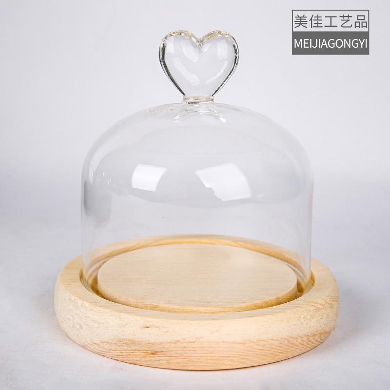 Chụp Thuỷ Tinh Hình Trụ Núm Trái Tim (MJA-14)