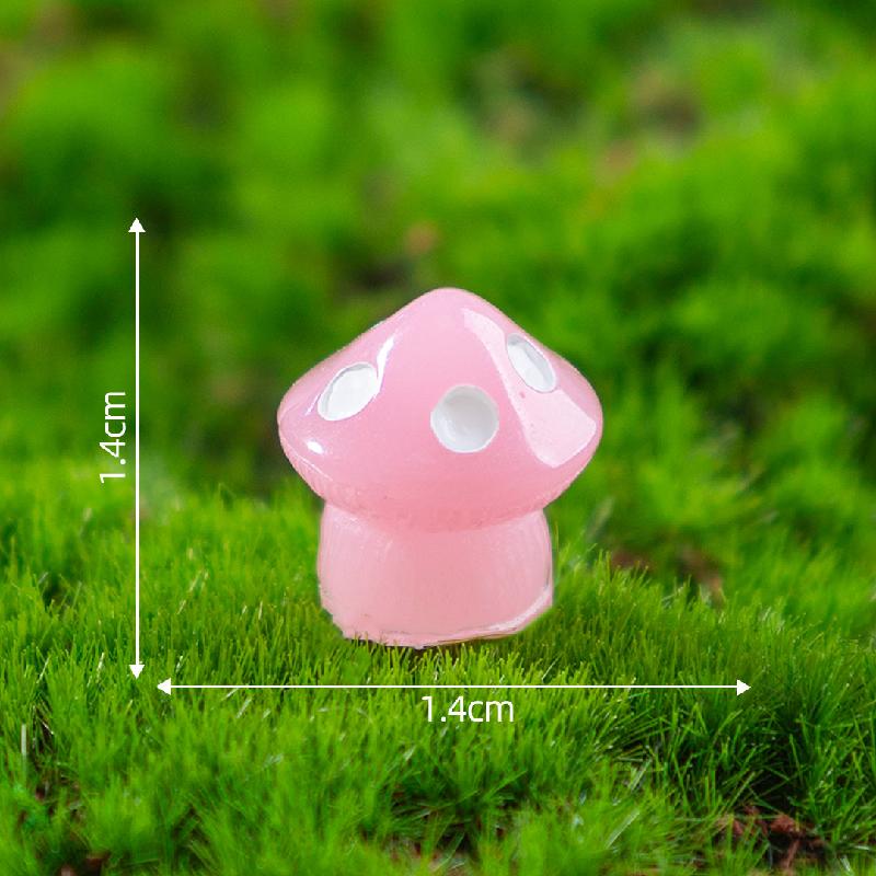 Nấm phát sáng bảy màu trang trí chậu cây rêu DIY (ZC-920)