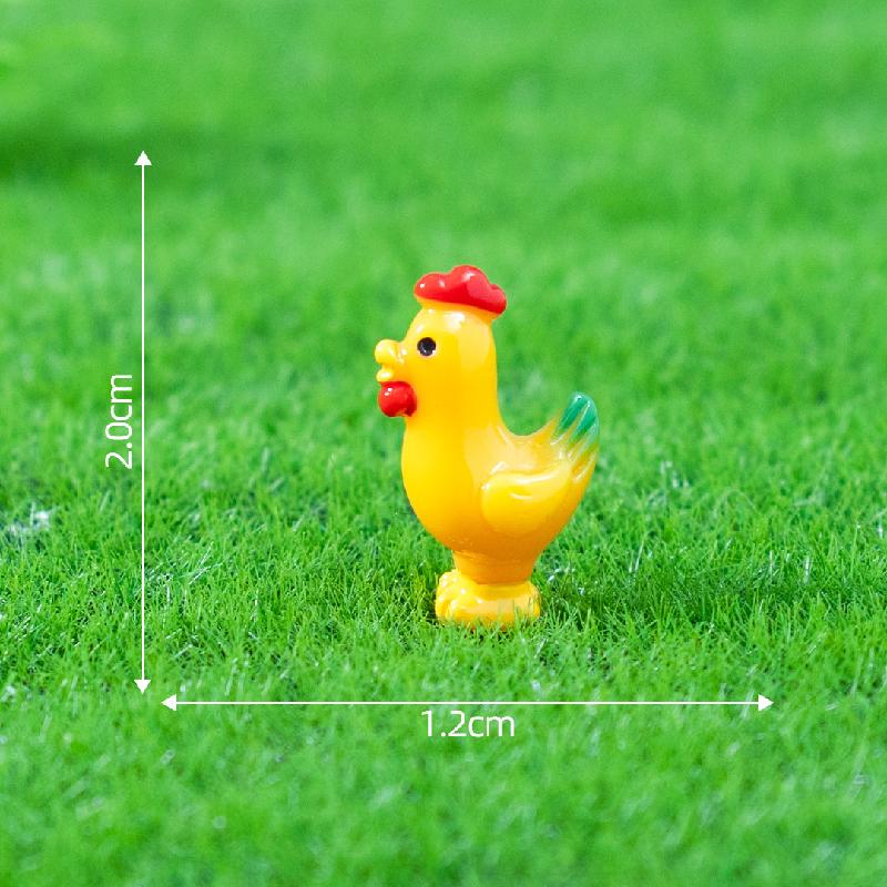 Gà con ngơ ngác mini trang trí sân vườn (PK-736)