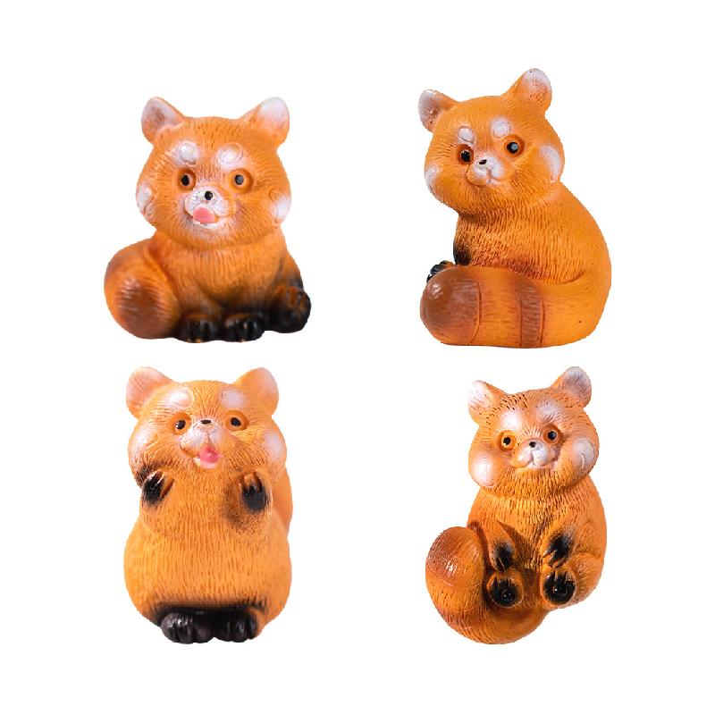 Tiểu cảnh gấu trúc mini trang trí xe và bàn DIY dễ thương (ZC-1158)