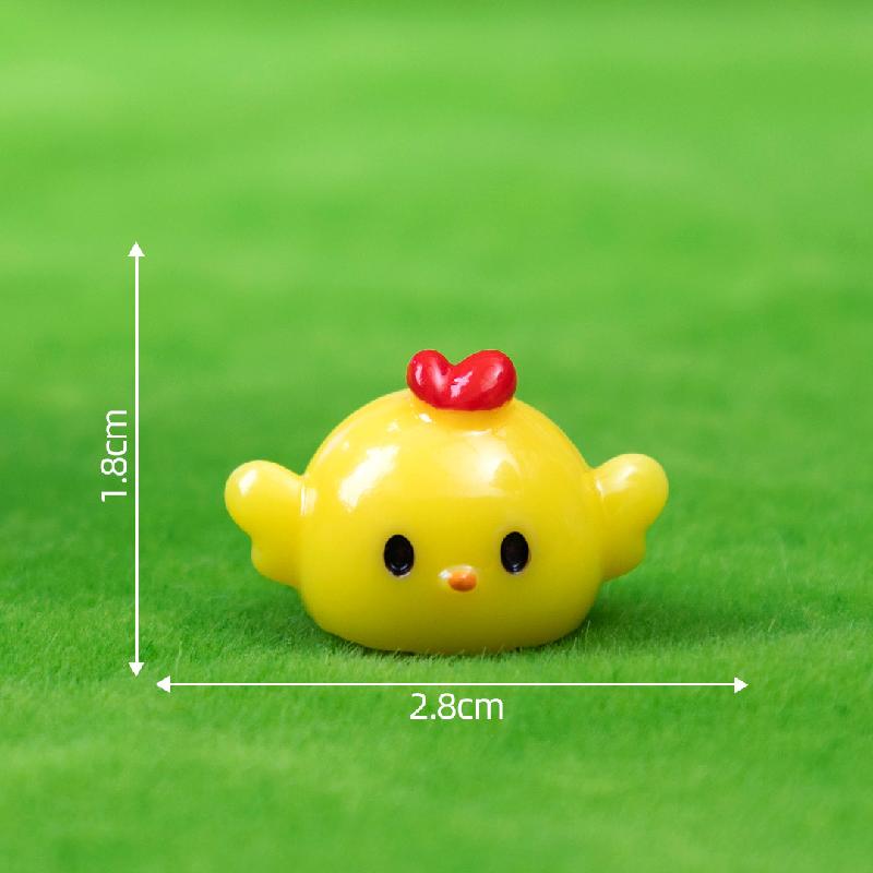 微景观创意小鸡仔萌粒公仔园艺造景 DIY装饰品配件迷你树脂小摆件