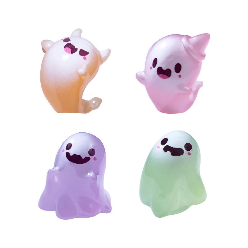 Tiểu cảnh ma nhỏ phát sáng, Halloween DIY, phụ kiện resin tiểu cảnh mini (ZC-568)