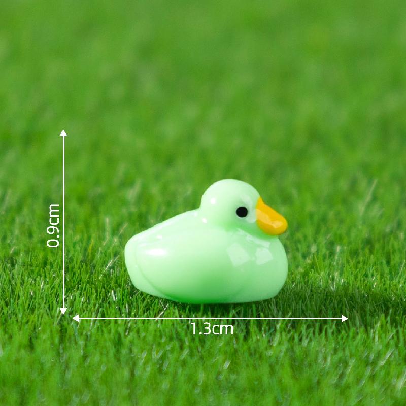 跨境新品微景观创意小鸭子公仔萌粒 DIY装饰品配件迷你树脂小摆件