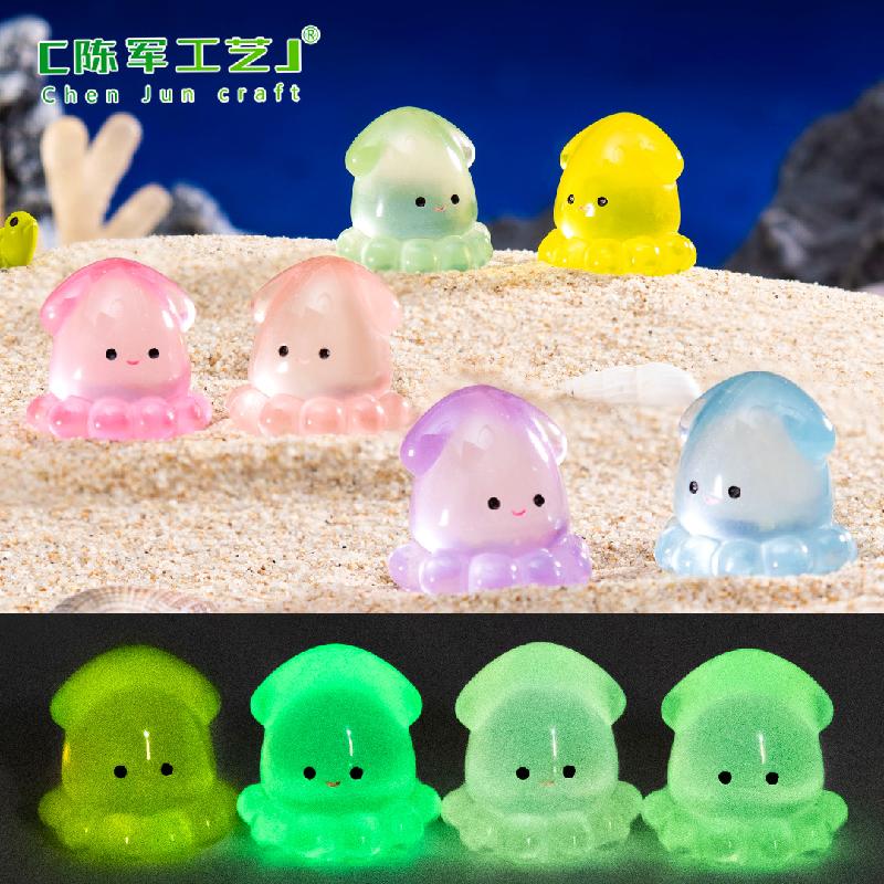 Mực phát sáng – Mô hình mực mini, trang trí bể cá, tiểu cảnh (M-1019)