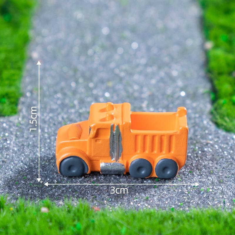 微景观创意迷你Q版汽车交通工具标识DIY装饰品配件微缩场景小摆件