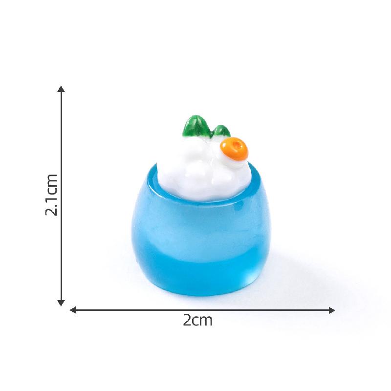 微景观创意夜光夏日冰杯食玩 DIY装饰品盲袋挂配件迷你桌面小摆件