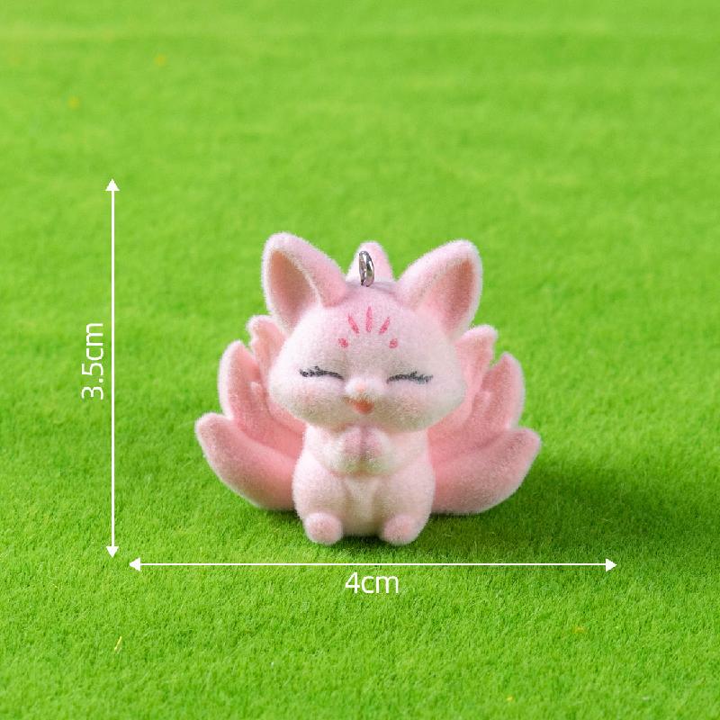 植绒公仔创意可爱小动物系列萌粒 DIY装饰品摆件包包钥匙扣挂配件