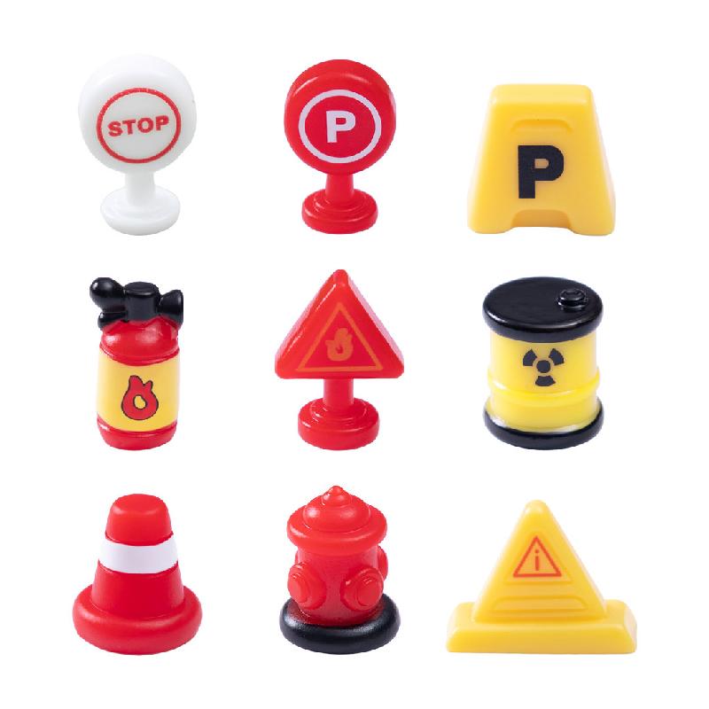 微景观创意迷你Q版汽车交通工具标识DIY装饰品配件微缩场景小摆件