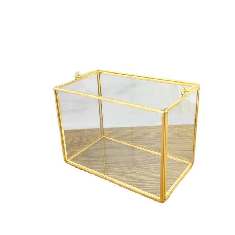 DG-74 Hộp trang trí phòng để lửa cưới của nhà kính hình hộp chất thép của Bắc Âu