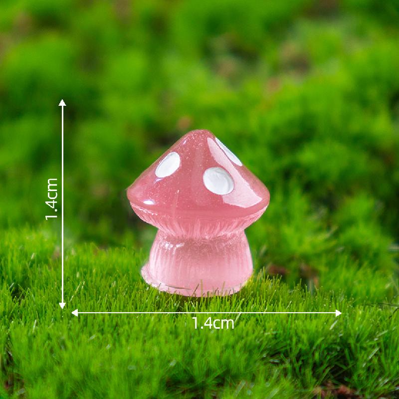 Nấm phát sáng bảy màu trang trí chậu cây rêu DIY (ZC-920)