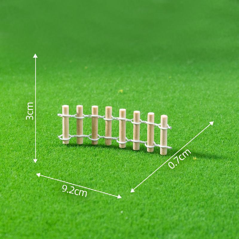 Tiểu cảnh hàng rào gỗ mini, trang trí cây cảnh đa dụng (ZC-85)