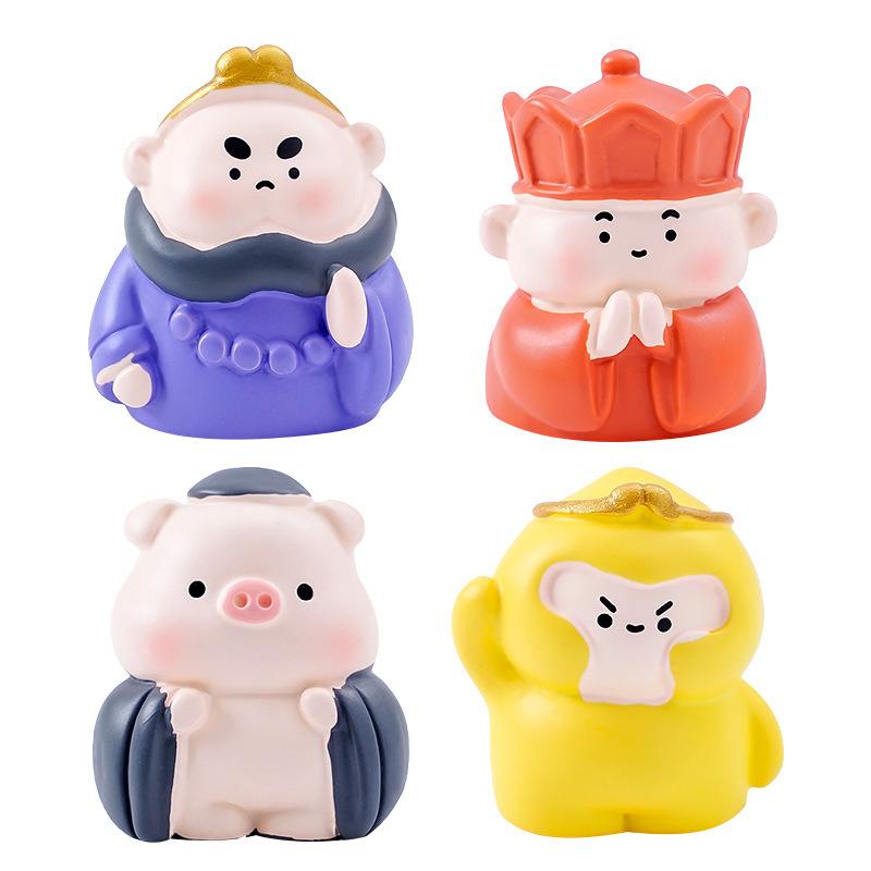 微景观创意西游记悟空八戒公仔 DIY装饰品配件迷你车载桌面小摆件