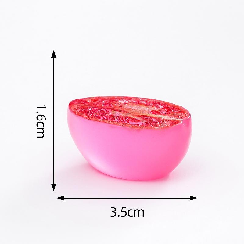 微景观创意夜光半切水果西瓜火龙果萌粒 DIY装饰品配件迷你小摆件