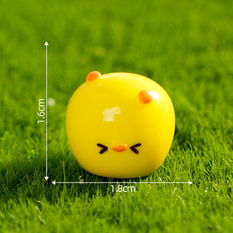 微景观创意可爱蛋壳小鸡仔萌粒 DIY装饰品配件迷你车载桌面小摆件