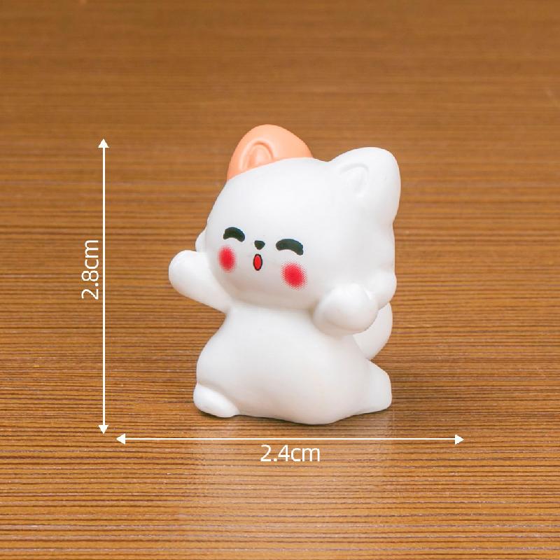 微景观创意快乐小猫咪娃娃屋 DIY装饰品挂配件盲袋微缩桌面小摆件