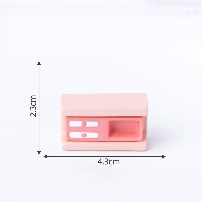 微景观创意可爱客厅沙发粉色娃娃屋 DIY装饰品配件微缩迷你小摆件